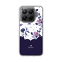 スリムプロテクションケース［ ツインドットフラワー - Navy ］