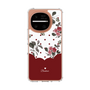 スリムプロテクションケース［ ツインドットフラワー - Red ］
