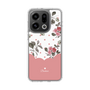 スリムプロテクションケース［ ツインドットフラワー - Pink ］