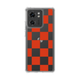 スリムプロテクションケース［ 市松模様 - Red ］