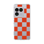 スリムプロテクションケース［ 市松模様 - Red ］