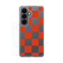 スリムプロテクションケース［ 市松模様 - Red ］
