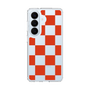 スリムプロテクションケース［ 市松模様 - Red ］