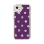 スリムプロテクションケース［ 水彩ドット・レトロカラー - Purple ］