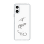 スリムプロテクションケース［ Dinosaurs No.1 - White ］