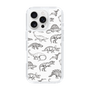 スリムプロテクションケース［ Dinosaurs No.2 - White ］