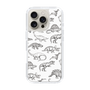 スリムプロテクションケース［ Dinosaurs No.2 - White ］
