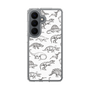 スリムプロテクションケース［ Dinosaurs No.2 - White ］