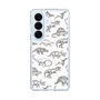 スリムプロテクションケース［ Dinosaurs No.2 - White ］