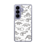 スリムプロテクションケース［ Dinosaurs No.2 - White ］