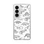 スリムプロテクションケース［ Dinosaurs No.2 - White ］