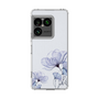 スリムプロテクションケース［ Natural Flower - blue ］
