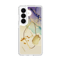 スリムプロテクションケース［ Marble Nuance Painting Purple ］