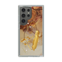スリムプロテクションケース［ Marble Nuance Painting Brown ］