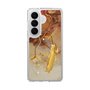 スリムプロテクションケース［ Marble Nuance Painting Brown ］
