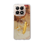 スリムプロテクションケース［ Marble Nuance Painting Brown ］