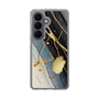 スリムプロテクションケース［ Marble Nuance Painting Black ］