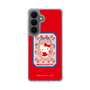 スリムプロテクションケース［ ハローキティ - KT - 昭和レトロ - 四角 - 赤 ］