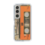 スリムプロテクションケース［ RETORO CASSETTE TAPE - Skeleton Orange ］
