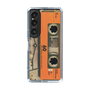 スリムプロテクションケース［ RETORO CASSETTE TAPE - Skeleton Orange ］