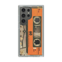 スリムプロテクションケース［ RETORO CASSETTE TAPE - Skeleton Orange ］