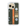 スリムプロテクションケース［ RETORO CASSETTE TAPE - Opacity Black ］