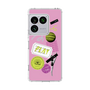 スリムプロテクションケース［ Playful sticker - Dusty Pink ］