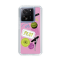 スリムプロテクションケース［ Playful sticker - Dusty Pink ］