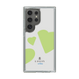 スリムプロテクションケース［ LANVIN en Bleu Hearts Green - ランバン ハート グリーン ］