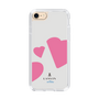スリムプロテクションケース［ LANVIN en Bleu Hearts Pink - ランバン ハート ピンク ］