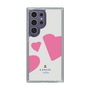 スリムプロテクションケース［ LANVIN en Bleu Hearts Pink - ランバン ハート ピンク ］