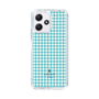 スリムプロテクションケース［ Houndstooth Pattern Blue with LANVIN en Bleu logo- ランバン 千鳥格子柄 ブルー ］