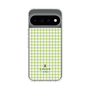 スリムプロテクションケース［ Houndstooth Pattern Green with LANVIN en Bleu logo- ランバン 千鳥格子柄 グリーン ］