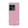 スリムプロテクションケース［ Checkered Pink - ギンガムチェック ピンク ］