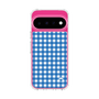 スリムプロテクションケース［ Checkered Blue - ギンガムチェック ブルー ］