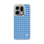 スリムプロテクションケース［ Checkered Blue - ギンガムチェック ブルー ］