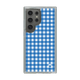 スリムプロテクションケース［ Checkered Blue - ギンガムチェック ブルー ］