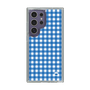スリムプロテクションケース［ Checkered Blue - ギンガムチェック ブルー ］