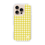 スリムプロテクションケース［ Checkered Yellow - ギンガムチェック イエロー ］