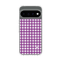 スリムプロテクションケース［ Checkered Purple - ギンガムチェック パープル ］