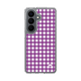 スリムプロテクションケース［ Checkered Purple - ギンガムチェック パープル ］
