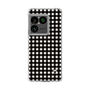 スリムプロテクションケース［ Checkered Purple - ギンガムチェック ブラック ］