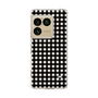 スリムプロテクションケース［ Checkered Purple - ギンガムチェック ブラック ］
