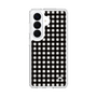 スリムプロテクションケース［ Checkered Purple - ギンガムチェック ブラック ］