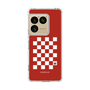 スリムプロテクションケース［ Racing checkered flag Red - レーシングチェッカーフラッグ レッド ］