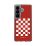スリムプロテクションケース［ Racing checkered flag Red - レーシングチェッカーフラッグ レッド ］