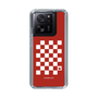 スリムプロテクションケース［ Racing checkered flag Red - レーシングチェッカーフラッグ レッド ］