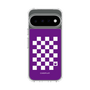 スリムプロテクションケース［ Racing checkered flag Purple - レーシングチェッカーフラッグ パープル ］