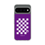スリムプロテクションケース［ Racing checkered flag Purple - レーシングチェッカーフラッグ パープル ］