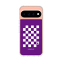 スリムプロテクションケース［ Racing checkered flag Purple - レーシングチェッカーフラッグ パープル ］